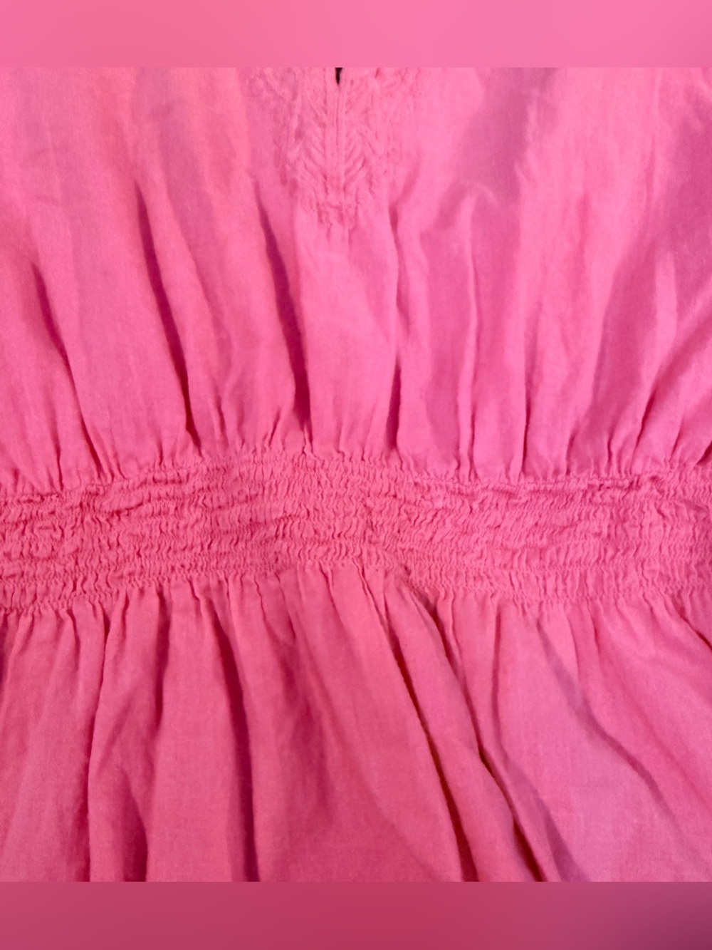 RETRO Pink EMBROIDERY TOP PINK - Picture 5 of 8